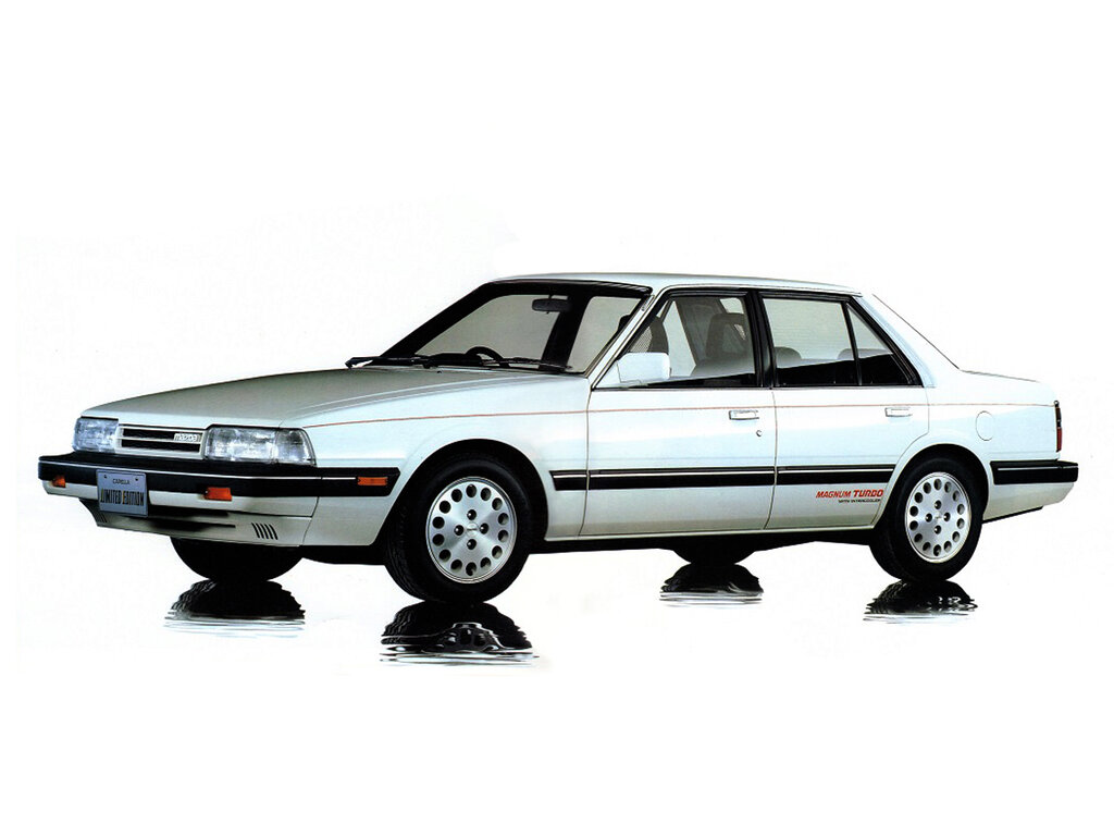 Mazda Capella (GC6P, GC8P, GCEP, GCFP) 4 поколение, рестайлинг, седан (05.1985 - 04.1987)